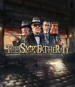 Dive into the nefarious world of The Slotfather 2 slot by Betsoft, featuring four iconic mafia characters in front of a shadow-lit urban backdrop. This graphic captures the gritty theme of the mobster lifestyle with its vivid character design and suspenseful setting. Perfect for fans of crime dramas, offering a gripping escape. 